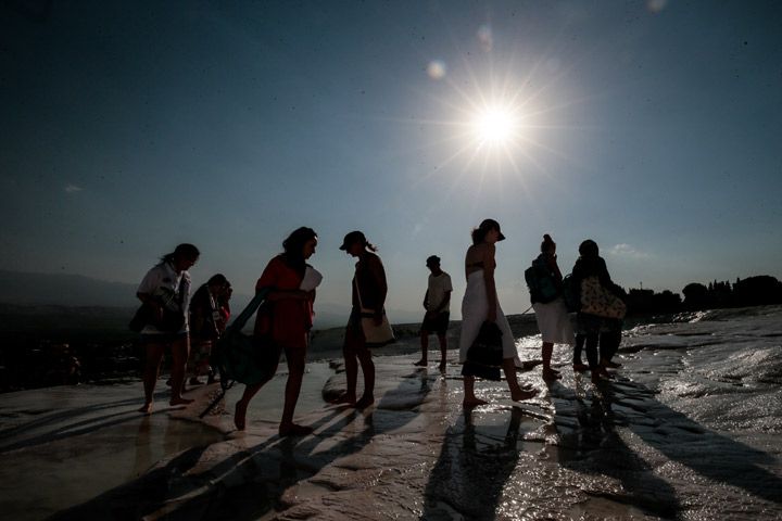 Hierapolis Antik Kenti'nin beyaz cenneti ve cehennem kapısı