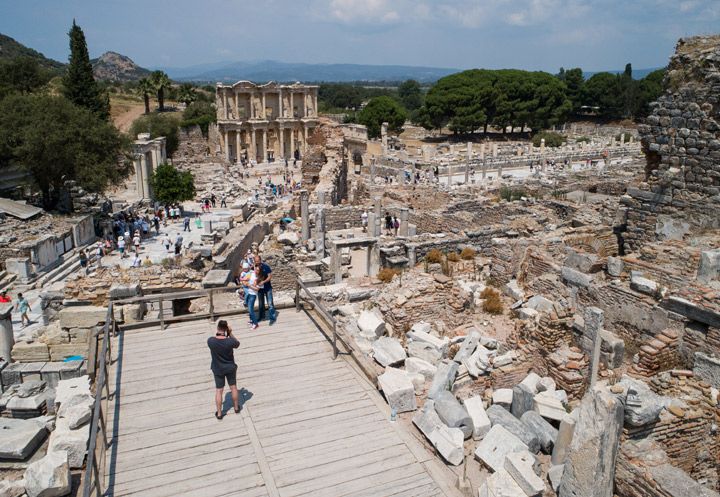 Fotoğraflarla Efes antik kentine görsel yolculuk