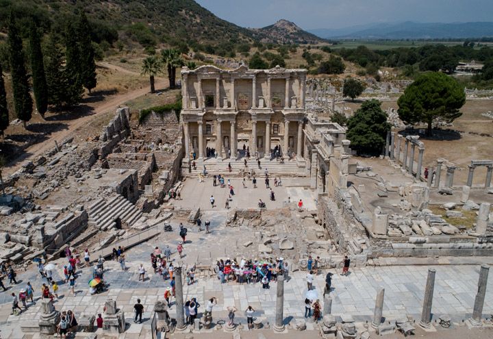 Fotoğraflarla Efes antik kentine görsel yolculuk