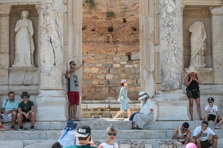 Fotoğraflarla Efes antik kentine görsel yolculuk