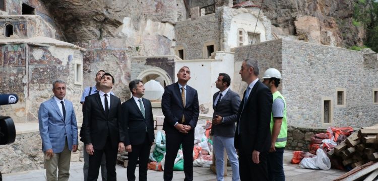 Kültür ve Turizm Bakanı Mehmet Ersoy: Sümela Manastırı Gelecek Sezon Ziyarete Açılacak