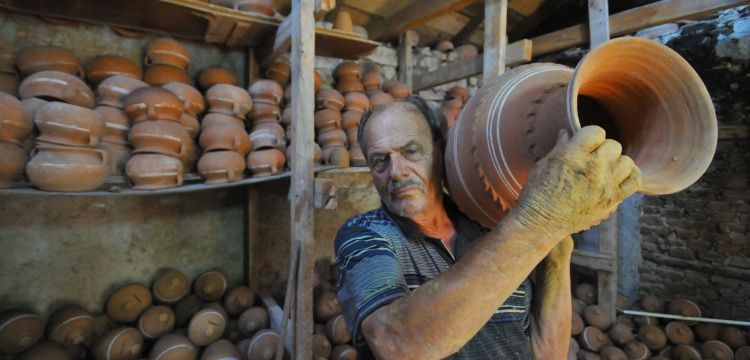 Kırklarelili 77 Yaşındaki Hüseyin Ustanın Çömlekle Geçen Hayatı