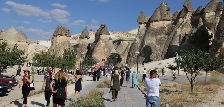 Kapadokyada Turist Yoğunluğu