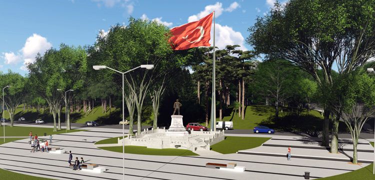 Atatürk’ün modellik yaptığı Sarayburnu'ndaki heykel restore edilecek