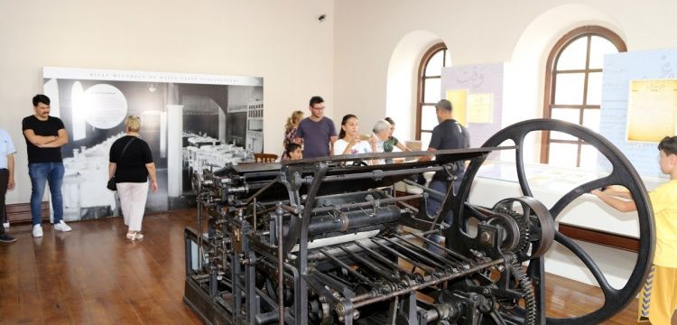 İrade-i Milliye gazetesinin basıldığı matbaa makinesi