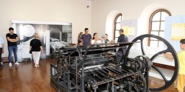 İrade-i Milliye gazetesinin basıldığı matbaa makinesi