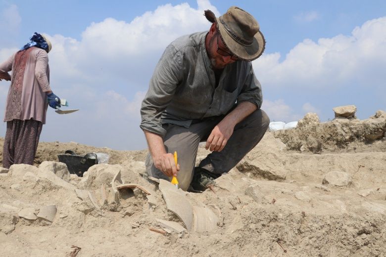 Sirkeli Höyük 2018 arkeoloji kazılarından görüntüler