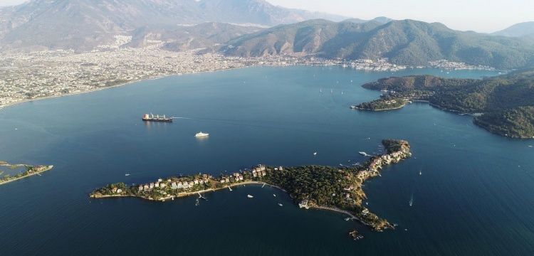 Fethiye Şövalye Adasına Turist İlgisi Artıyor