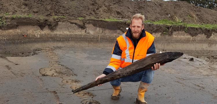 Roman road found during digging for motorway in Netherlands