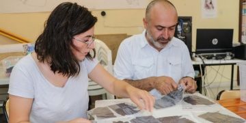 Arkeoloji kazısında bulunan ilk Osmanlıca belgeler restore ediliyor