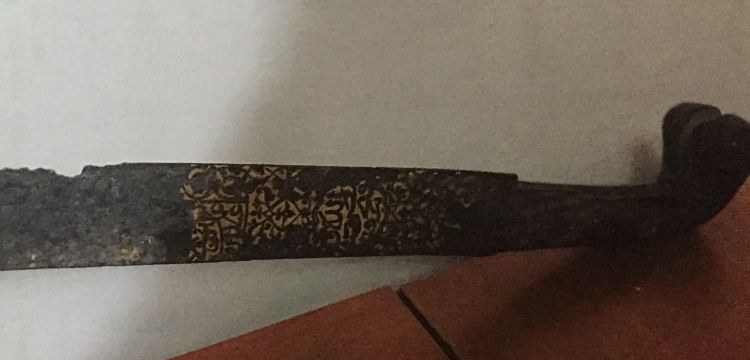 Çarşamba'da tarihi Anadolu Selçuklu kılıcı yakalandı