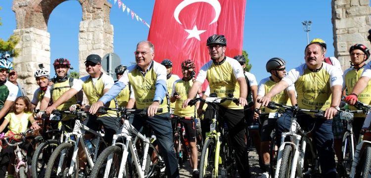 UNESCO Dünya Mirası Yolunda Bisiklet Turu üçüncü kez başarıyla koşuldu