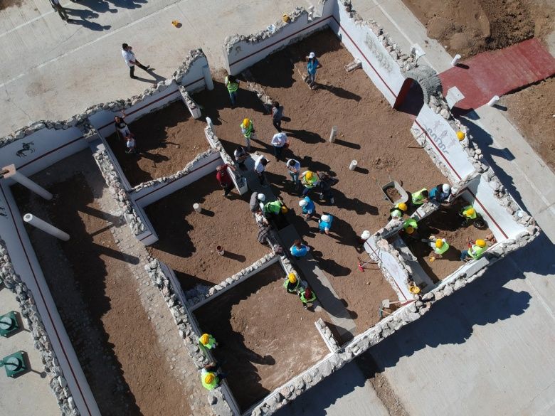 Karaman'da MTÜ'nün suni arkeolojik kazı alanı ve Roma villası