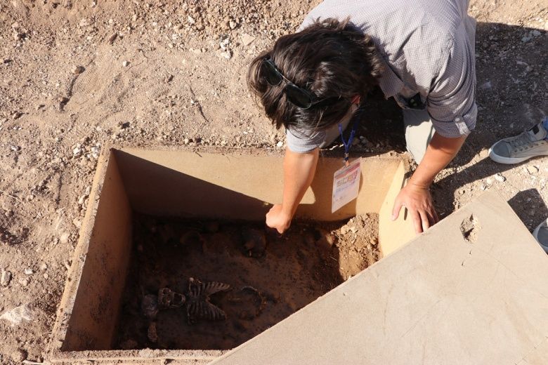 Karaman'da MTÜ'nün suni arkeolojik kazı alanı ve Roma villası