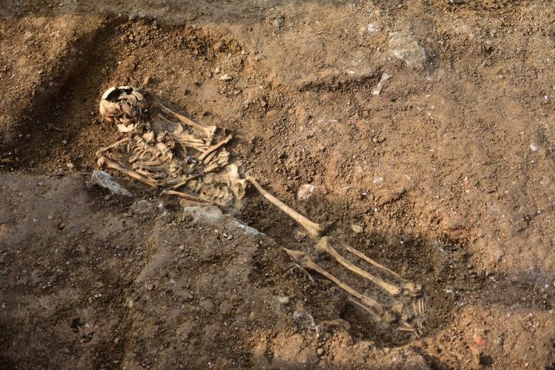 Haydarpaşa arkeoloji kazılarında iskelet bulundu