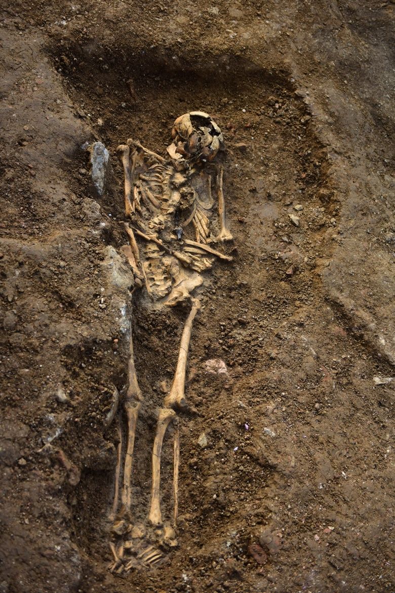 Haydarpaşa arkeoloji kazılarında iskelet bulundu