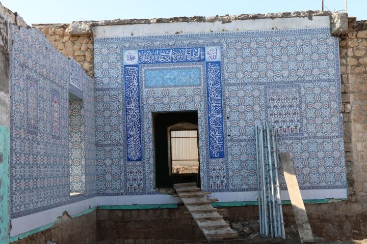 Hasankeyf'te taşınacak 4600 tonluk cami için özel köprü yapıldı