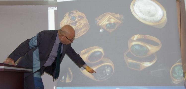 'Yusufdere definesi'nin parçaları Ödemiş Müzesinde toplandı
