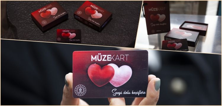 Sevgililer Günü için özel tasarlanan müze kartlar kalplere hitap ediyor