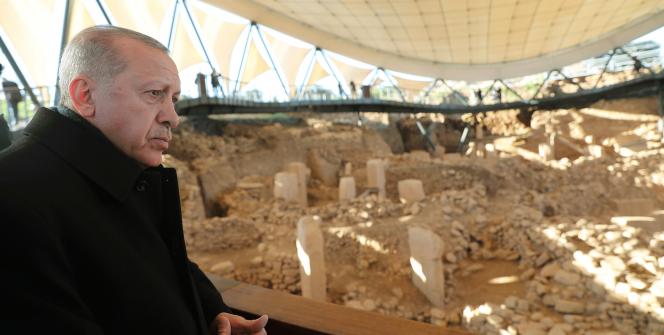 Cumhurbaşkanı Erdoğan Göbeklitepe Arkeolojik Kazı alanını gezdi