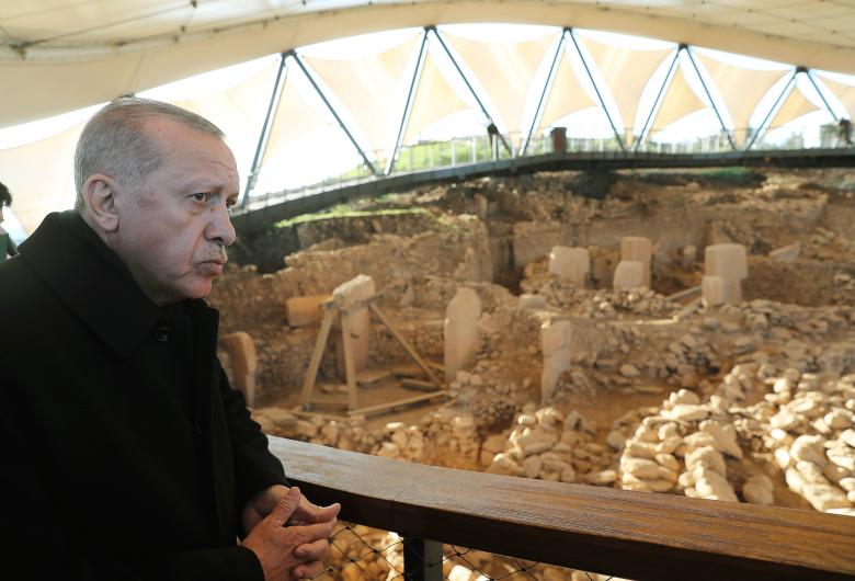 Cumhurbaşkanı Erdoğan Göbeklitepe Arkeolojik Kazı alanını gezdi