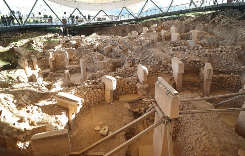 Cumhurbaşkanı Erdoğan Göbeklitepe Arkeolojik Kazı alanını gezdi