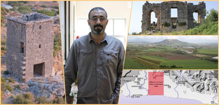 Sillyon antik kenti aşına aşına arkeo-jeolojik parka dönüşmüş