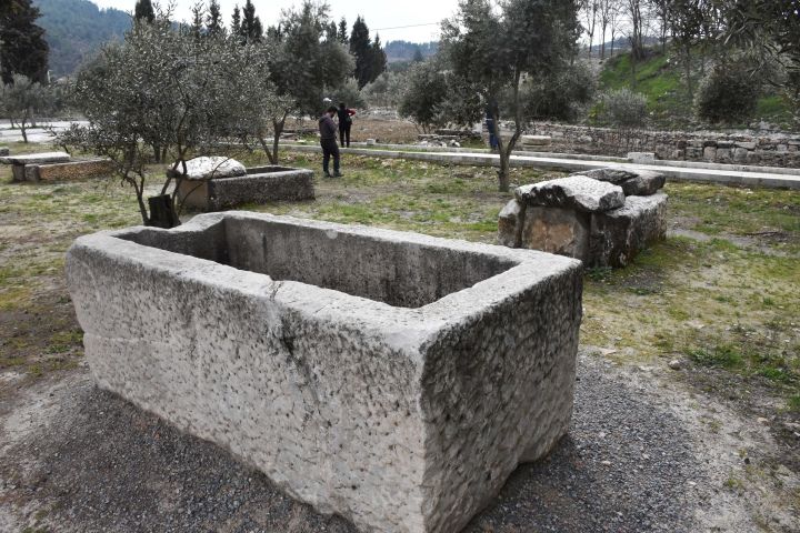 Gladyatörler kenti Stratonikeia'nın antik lahitleri özel alanda sergilenecek