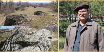 Edirnede tapınak ve gözlemevi işlevi gören Trak kaya anıtı bulundu iddiası