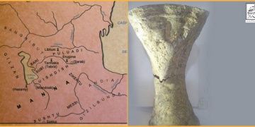 Erdebildeki arkeoloji kazılarında 3 bin yıllık gümüş kadeh bulundu