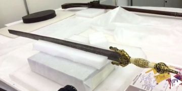 Endülüslü Komutan Ali Atarın kılıcı 3D yazıcı ile yeniden üretildi