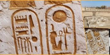Abidostaki İkinci Ramses Tapınağının temel taşı keşfedildi