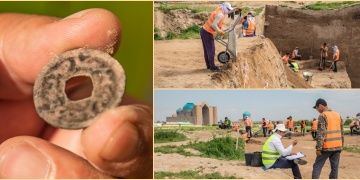 Kazakistandaki kazılarda Türgişlere ait 1300 yıllık sikke bulundu