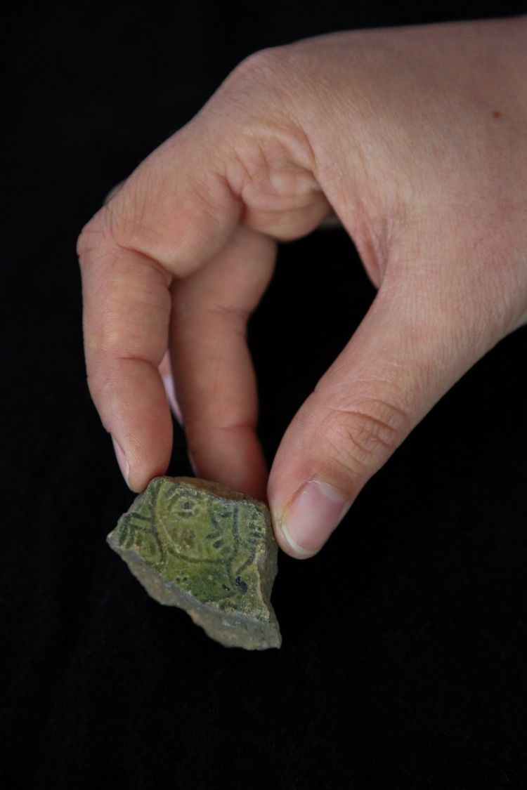 Beçin Antik Kenti'ndeki 2018 arkeoloji kazılarında bulunan seramikler