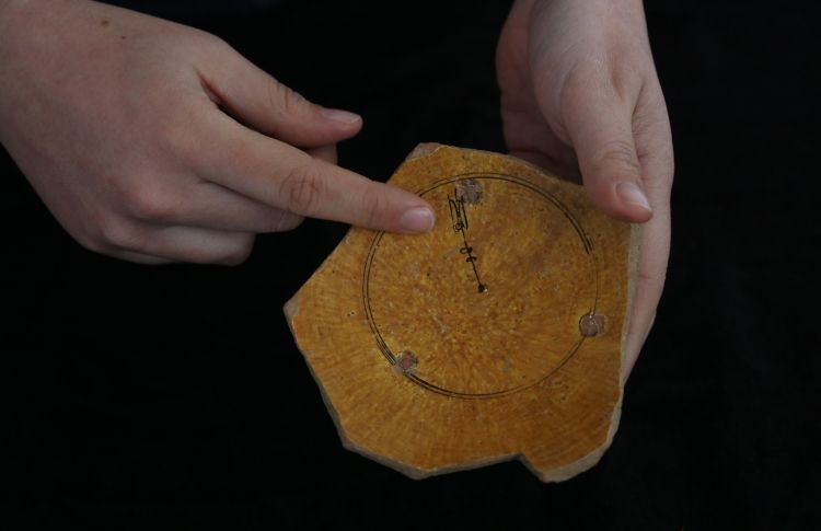 Beçin Antik Kenti'ndeki 2018 arkeoloji kazılarında bulunan seramikler