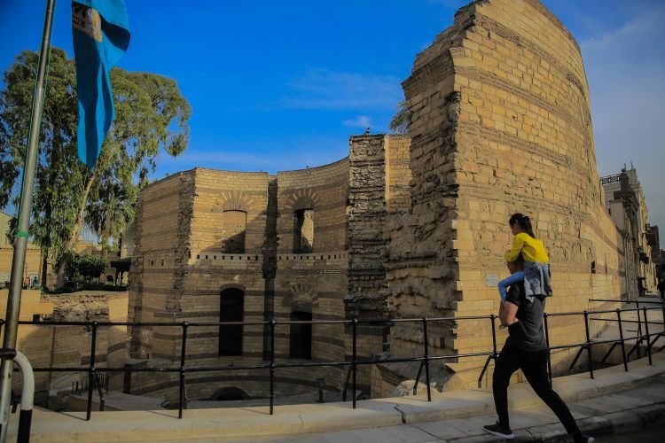 Mısır'ın eski Kahire bölgesindeki Babil Kalesi ücretsiz gezilebiliyor