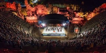 Side Antik Tiyatrosu Türk Rus Klasik Müzik Festivalinde doldu, taştı!