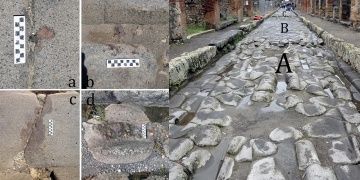 Romalıların bozulan taş caddeleri demir eriterek onardığı anlaşıldı
