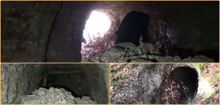 Bartın'da definecilerin kazdığı sanılan 20 metrelik tünel bulundu