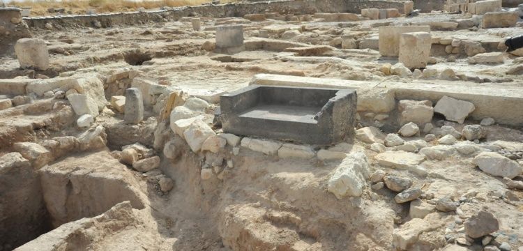 Taştan oyulma taht bulunan Karkamış'da 2109 arkeoloji kazıları başladı
