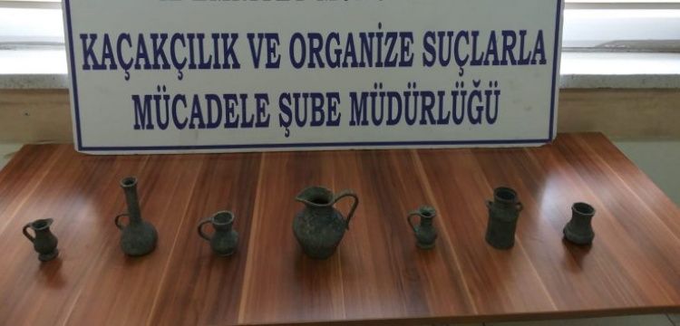 Polis, Kayseri'de tarihi eser satmaya çalışan şahsı yakaladı