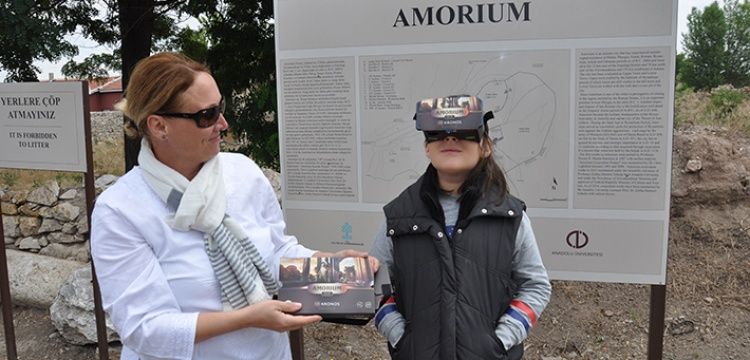 Amorıum Antik Kenti artık sanal gerçeklik gözlüğüyle gezilebiliyor