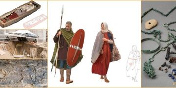 Portraits of the Celts from Kernstrasse in Zurich