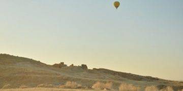 Dara Antik Kenti üzerinde ilk sıcak hava balonu havalandı