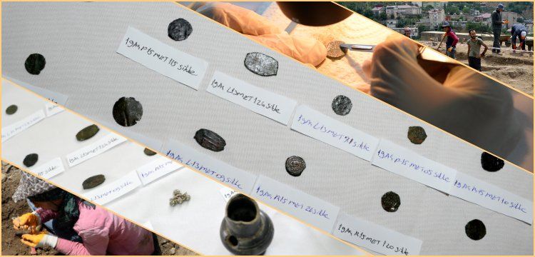 Bitlis Kalesi'nde Mısır'dan gelmiş 30 gümüş sikke bulundu