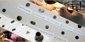 Bitlis Kalesinde Mısırdan gelmiş 30 gümüş sikke bulundu