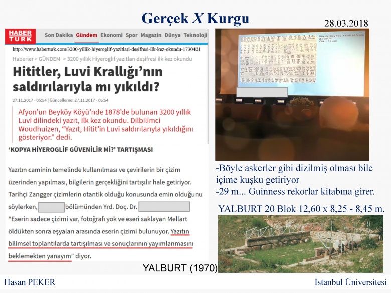 Doç. Dr. Hasan Peker'in Beyköy Yazıtı gerçek iddialarını çürüten sunumu