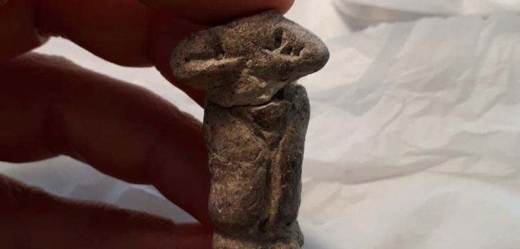 Çatalhöyük kazılarında iki yeni heykelcik bulundu