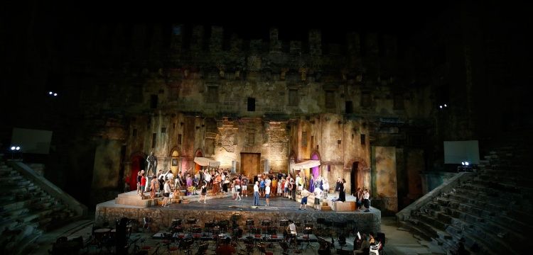 Aspendos Antik Tiyatrosu Opera ve Bale Festivali için hazır