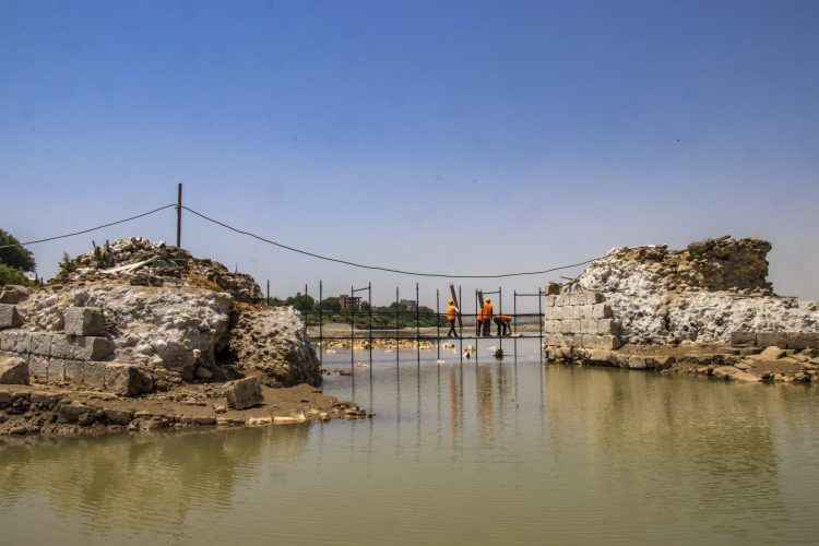 Batman Çayı'ndaki Perpıra Köprüsü restore ediliyor